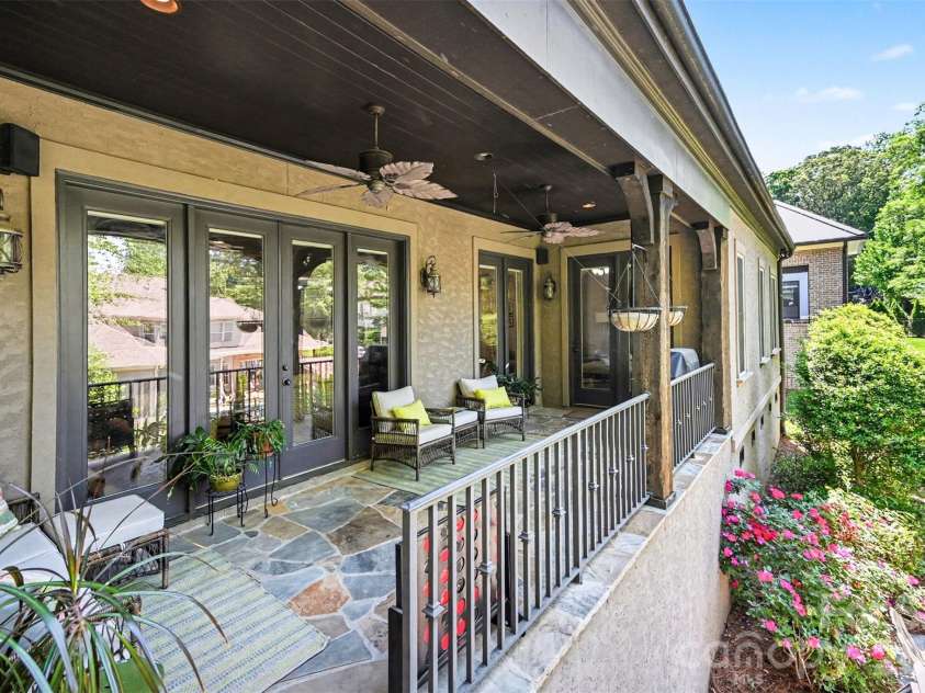295 Bent Tree Drive, Stanley, NC 28164.  MLS# CAR4356670, YatesRealty ID 31642. Rear Porch