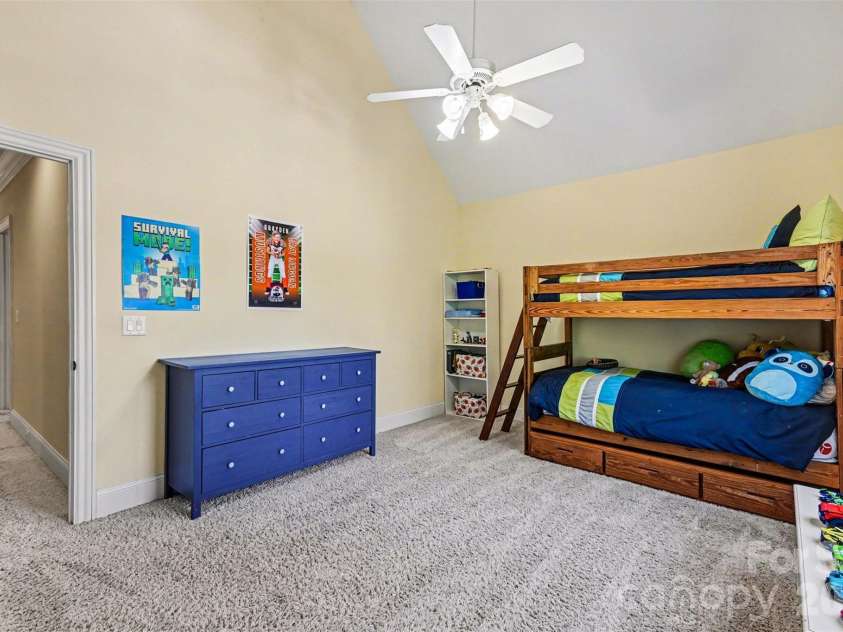 295 Bent Tree Drive, Stanley, NC 28164.  MLS# CAR4356670, YatesRealty ID 31642. Upstairs Bedroom 3