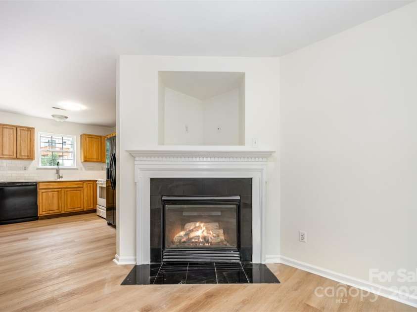 1413 Braveheart Lane, Charlotte, NC 28216.  MLS# CAR4290480, YatesRealty ID 31645. *fire is photoshopped*