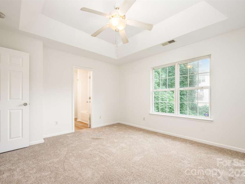 1413 Braveheart Lane, Charlotte, NC 28216.  MLS# CAR4290480, YatesRealty ID 31645. Primary Bedroom
