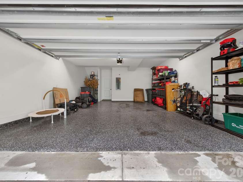 4033 Polluck Way, Charlotte, NC 28209.  MLS# CAR4381585, YatesRealty ID 31648. 2 Car Garage With Epoxy Flake