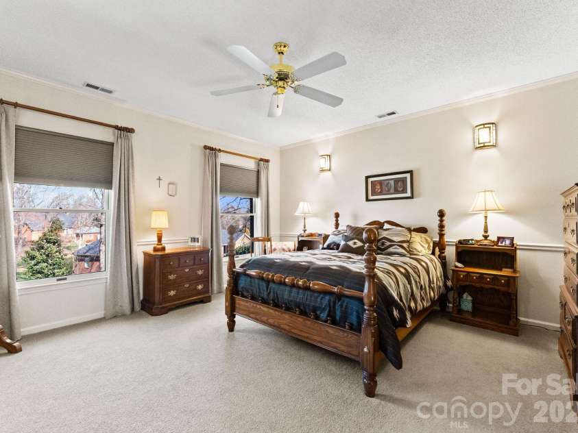 5030 Samuel Pinckney Drive, Belmont, NC 28012.  MLS# CAR4353587, YatesRealty ID 3165. Primary bedroom