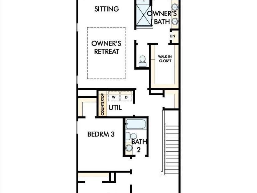 284 Alluvium Lane, Waxhaw, NC 28173.  MLS# CAR4371507, YatesRealty ID 31651. Second Floor Plan