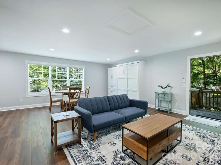1617 Hawthorne Lane, Charlotte, NC 28205.  MLS# CAR4383885, YatesRealty ID 31657. Queen sized Murphy Bed