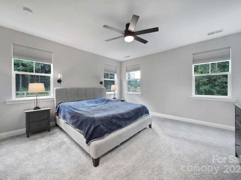 107 Collins Grove Court, Mooresville, NC 28115.  MLS# CAR4281095, YatesRealty ID 31658. Primary Bedroom