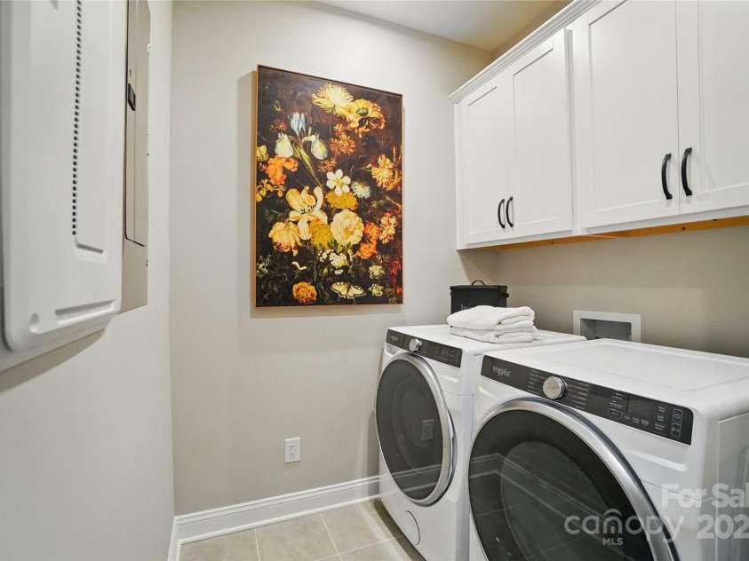 12051 Lavinia Lane, Charlotte, NC 28277.  MLS# CAR4257366, YatesRealty ID 31665. Representation only of laundry room