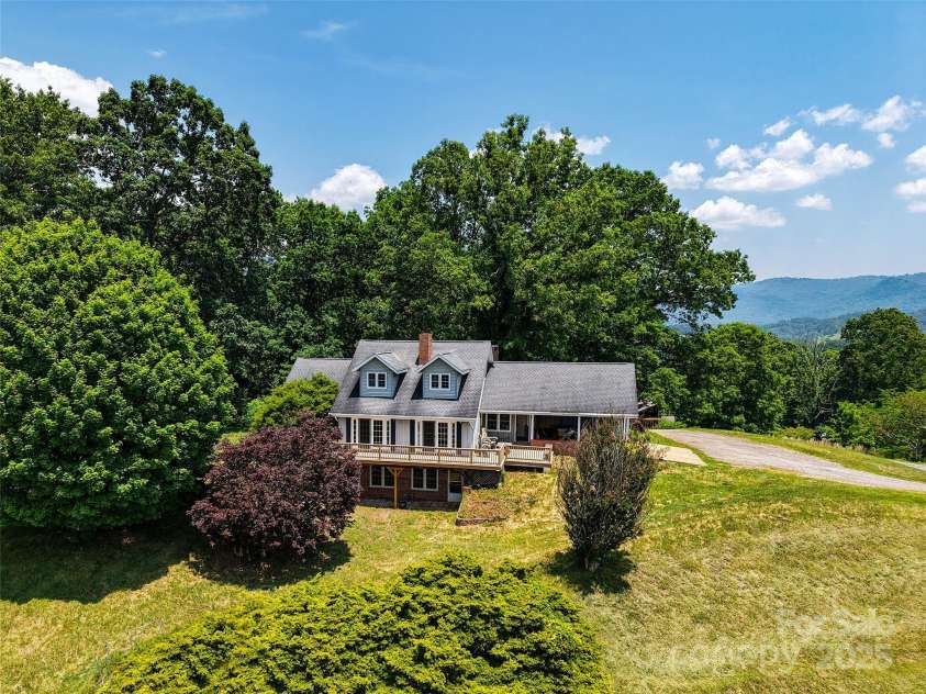 80 Gobblers Knob Drive, Clyde, NC 28721.  MLS# CAR4272798, YatesRealty ID 31672. 4 bedroom home with bonus room and additional acreage available