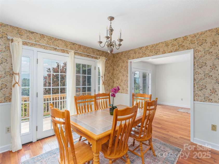80 Gobblers Knob Drive, Clyde, NC 28721.  MLS# CAR4272798, YatesRealty ID 31672. Dine and digest the views