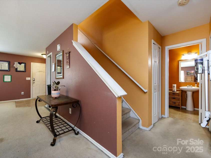 8214 Ainsworth Street, Charlotte, NC 28216.  MLS# CAR4283706, YatesRealty ID 31674. Stairway