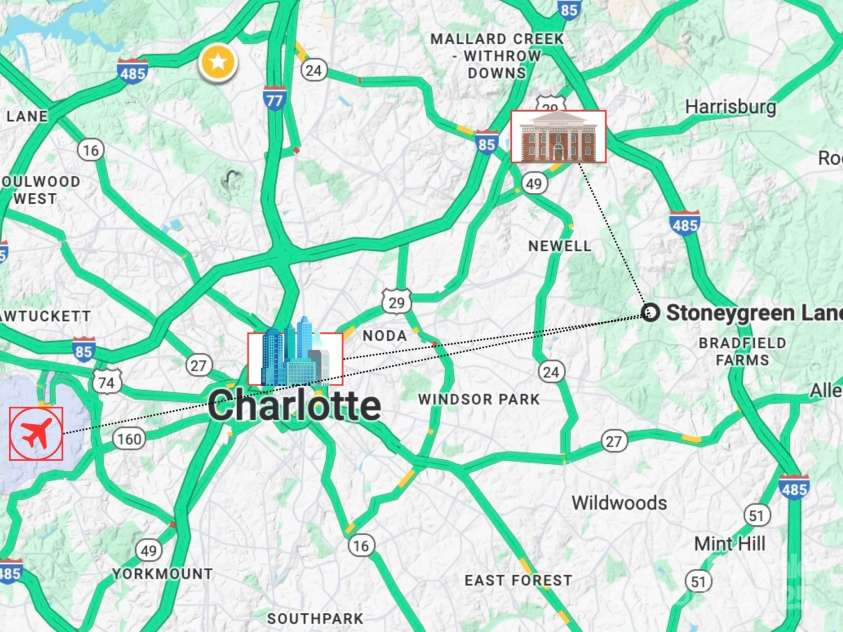 4040 Stoneygreen Lane, Charlotte, NC 28215.  MLS# CAR4284875, YatesRealty ID 31677. 