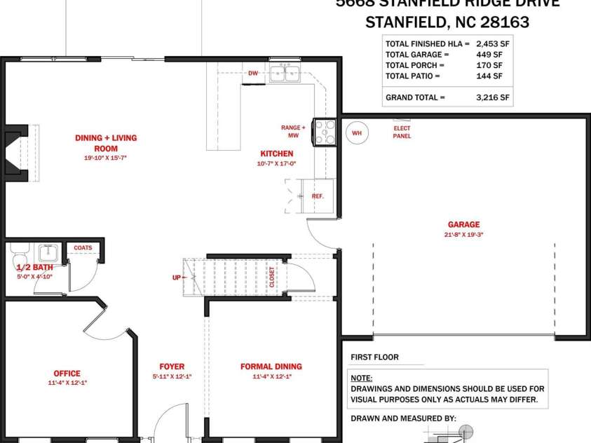 5668 Stanfield Ridge Drive, Stanfield, NC 28163.  MLS# CAR4266436, YatesRealty ID 31686. 