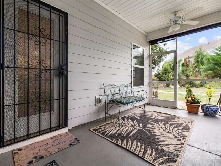 23174 Goose Down Lane, Lancaster, SC 29720.  MLS# CAR4286603, YatesRealty ID 31688. Screened porch