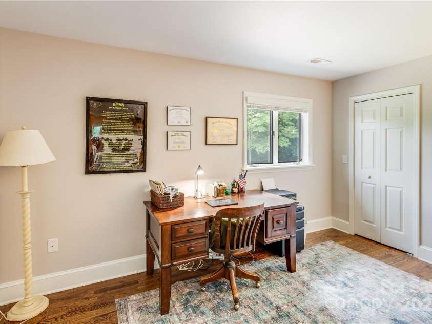 200 Crescent Drive, Lake Junaluska, NC 28745.  MLS# CAR4286284, YatesRealty ID 31693. Smaller bedroom is ideal for home office or study.