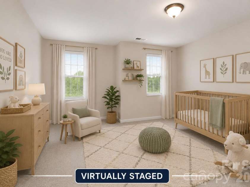 11320 Westbranch Parkway, Davidson, NC 28036.  MLS# CAR4392309, YatesRealty ID 31707. Bedroom #3 - virtually staged