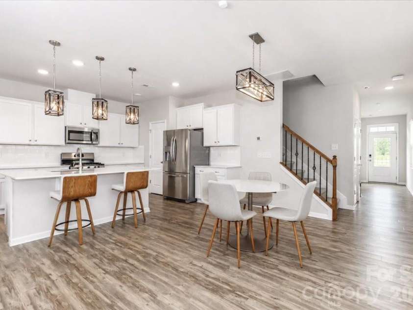 11320 Westbranch Parkway, Davidson, NC 28036.  MLS# CAR4392309, YatesRealty ID 31707. Dining area and Kitchen