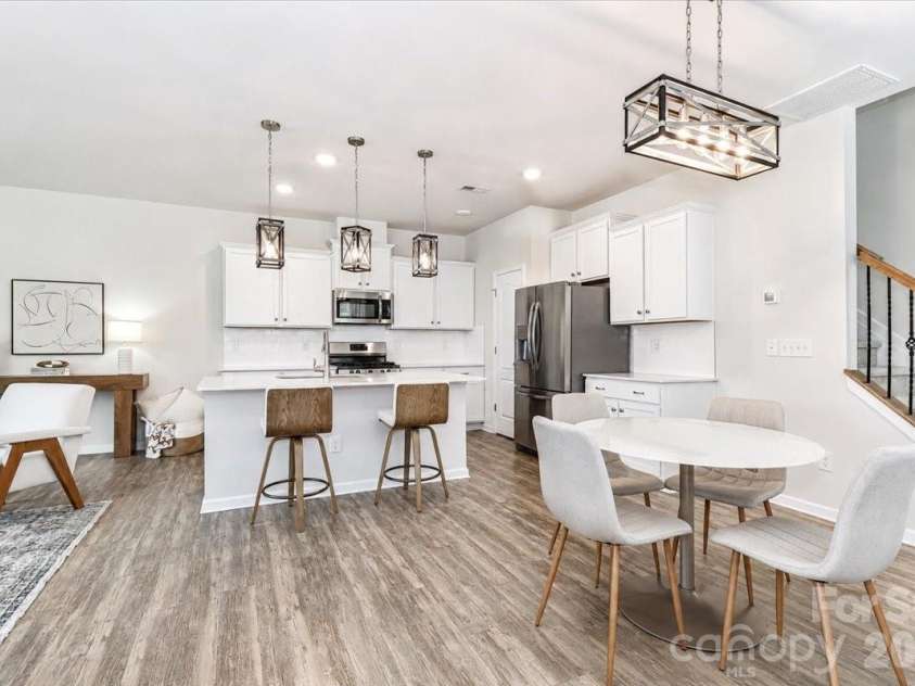 11320 Westbranch Parkway, Davidson, NC 28036.  MLS# CAR4392309, YatesRealty ID 31707. Dining area and Kitchen