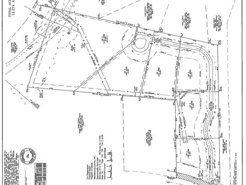 14030 Autumn Mist Lane, Huntersville, NC 28078.  MLS# CAR4282891, YatesRealty ID 31719. Survey 14030 Autumn Mist Ln. Lot 6