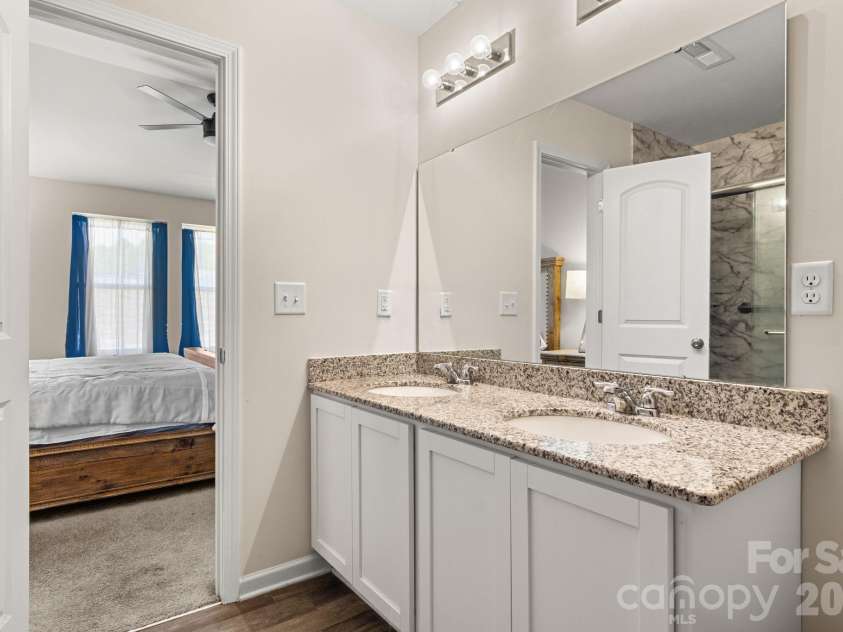 1455 Cypress Loop, Newton, NC 28658.  MLS# CAR4391323, YatesRealty ID 31724. Primary Bath. Double Sinks and upgraded Shower