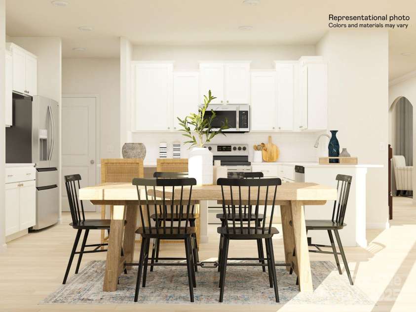 1408 Caracara Court, Cramerton, NC 28012.  MLS# CAR4291673, YatesRealty ID 31725. Breakfast Area