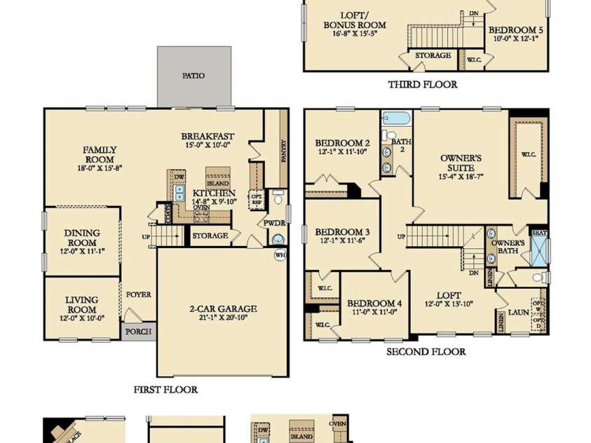 1408 Caracara Court, Cramerton, NC 28012.  MLS# CAR4291673, YatesRealty ID 31725. Floorplan