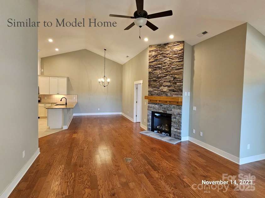 30-S-1 Brookstone Place, Candler, NC 28715.  MLS# CAR4290030, YatesRealty ID 31728. Great Room - Dining Room