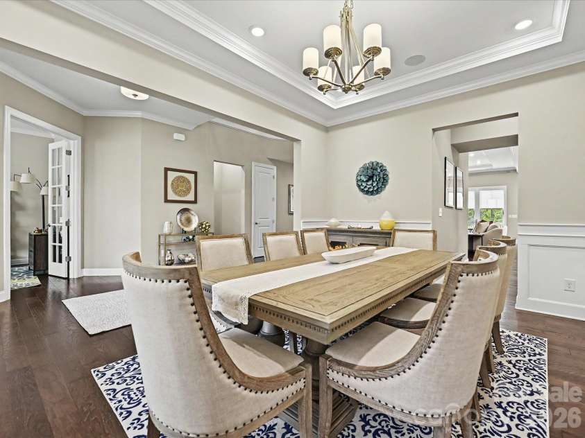 101 Enclave Boulevard, Matthews, NC 28104.  MLS# CAR4365874, YatesRealty ID 31731. Formal Dining Room