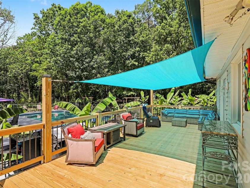205 Dornoch Drive, Weddington, NC 28104.  MLS# CAR4384055, YatesRealty ID 31736. Rear Patio/Deck