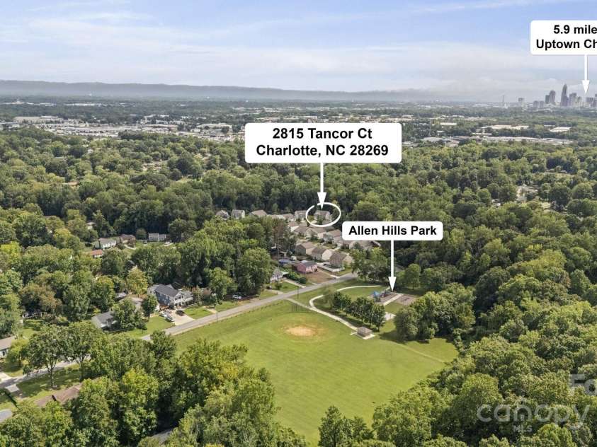 2815 Tancor Court, Charlotte, NC 28269.  MLS# CAR4288665, YatesRealty ID 31742. 