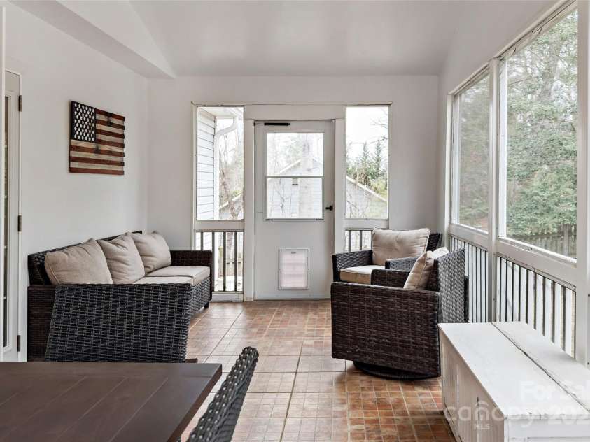 2691 Laurel Pointe Drive, Morganton, NC 28761.  MLS# CAR4232025, YatesRealty ID 3176. Screened Porch
