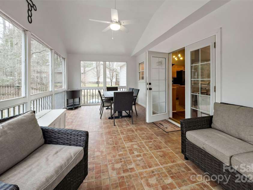 2691 Laurel Pointe Drive, Morganton, NC 28761.  MLS# CAR4232025, YatesRealty ID 3176. Screened Porch