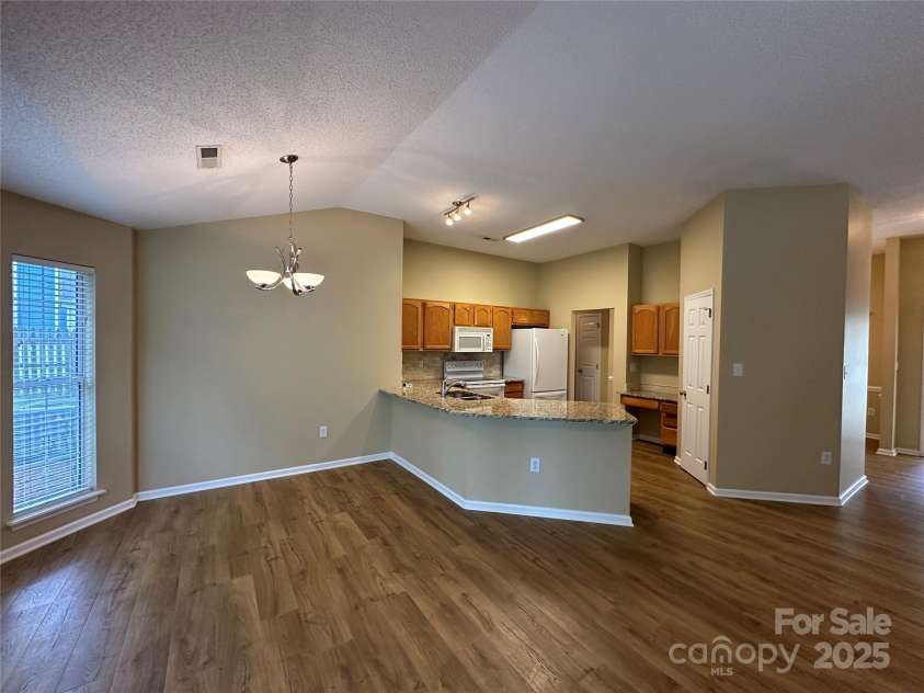 5416 Hedgecrest Place, Charlotte, NC 28269.  MLS# CAR4287168, YatesRealty ID 31760. View from back atrium doors from Patio