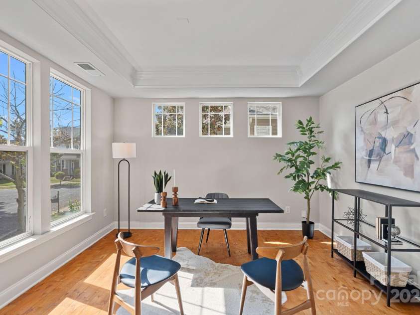 14940 Carbert Lane, Huntersville, NC 28078.  MLS# CAR4306108, YatesRealty ID 31763. Great office or formal living room with a tray ceiling and tons of natural light!