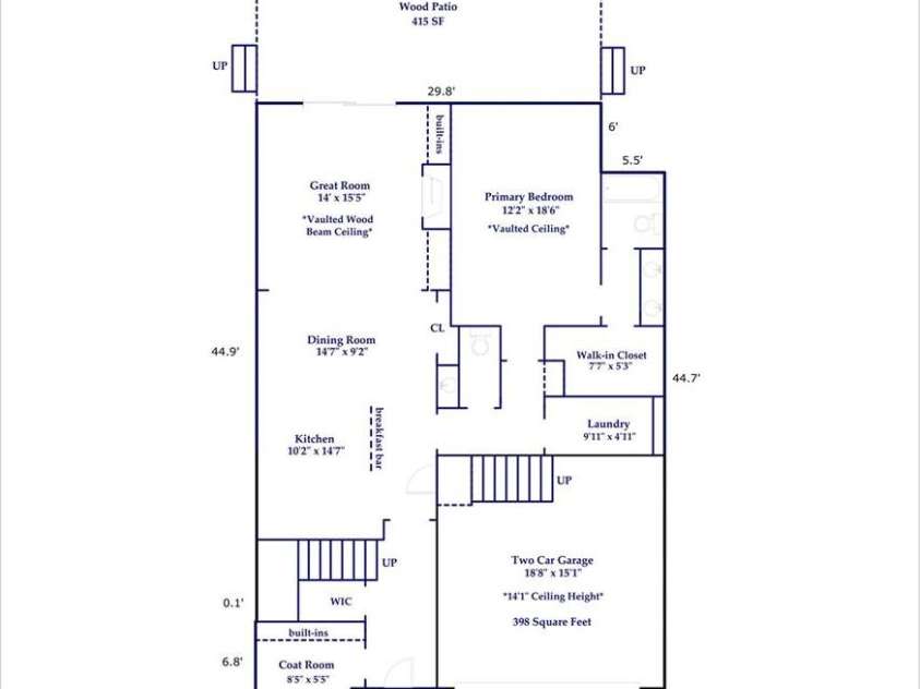 29 Farm Pond Lane, Candler, NC 28715.  MLS# CAR4258742, YatesRealty ID 31766. Main Floor 