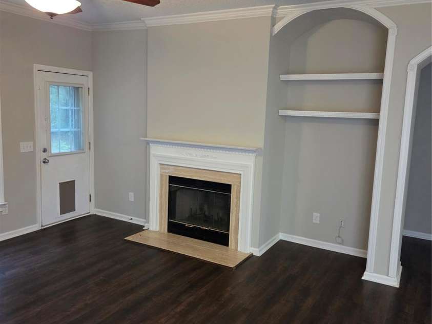 4155 Guilford Court, Concord, NC 28027.  MLS# CAR4244954, YatesRealty ID 31776. Family Room with wood burning FP and Build-ins