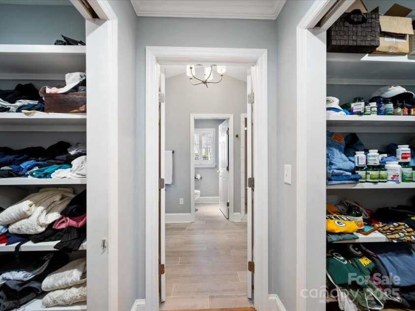 1623 Geneva Court, Charlotte, NC 28209.  MLS# CAR4235982, YatesRealty ID 3180. His/Hers Closets with Built ins