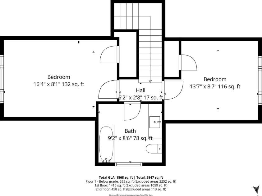2184 Pine Mountain Drive, Connelly Springs, NC 28612.  MLS# CAR4354781, YatesRealty ID 3182. Upper Level