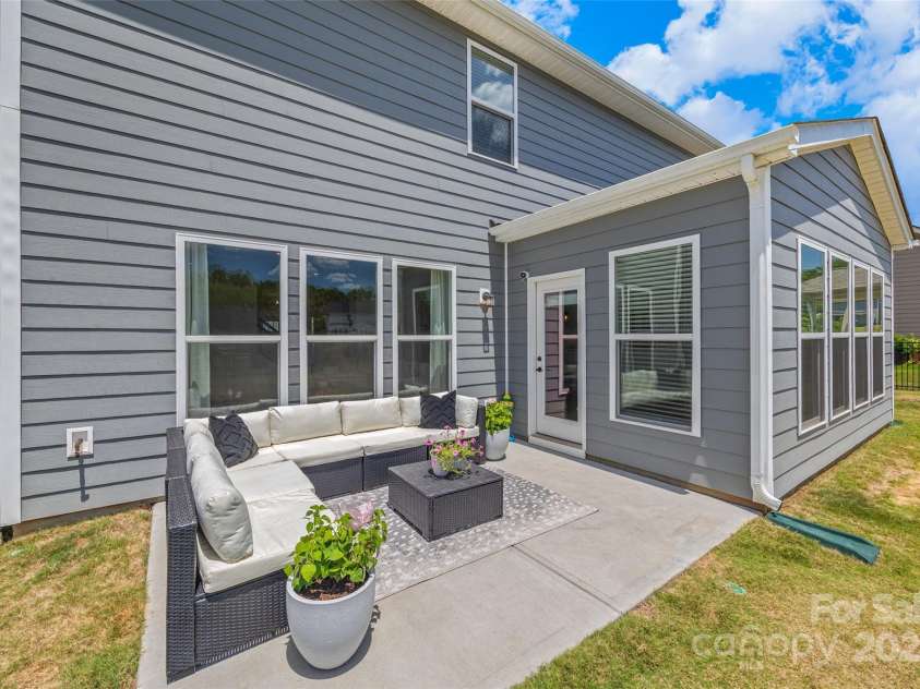 4627 Cava Court, Indian Land, SC 29707.  MLS# CAR4286634, YatesRealty ID 31825. Back Yard Patio