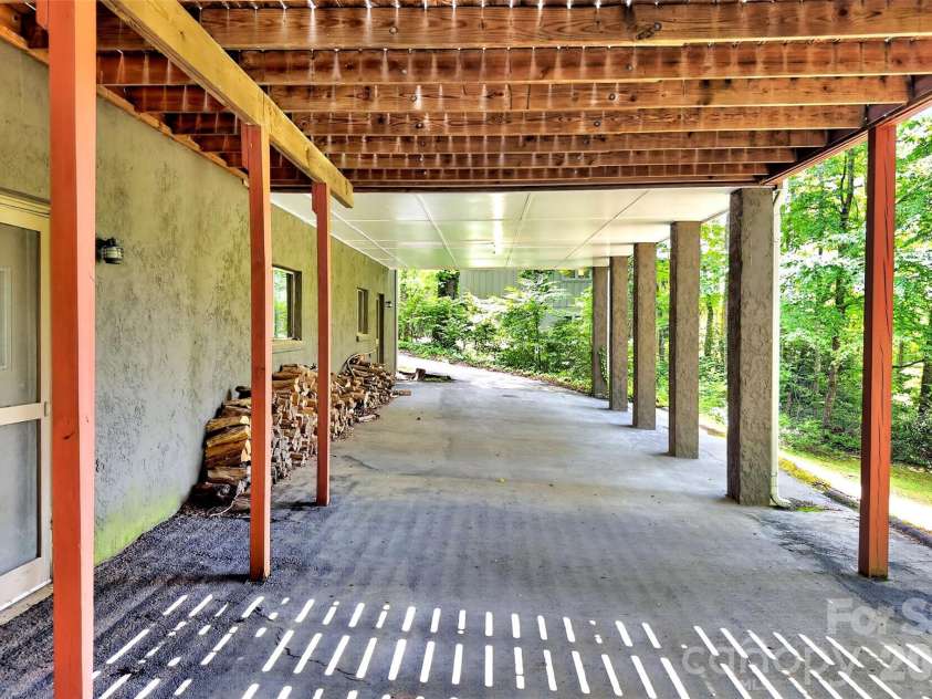 103 Richard Lane, Black Mountain, NC 28711.  MLS# CAR4393479, YatesRealty ID 31831. Covered area in rear