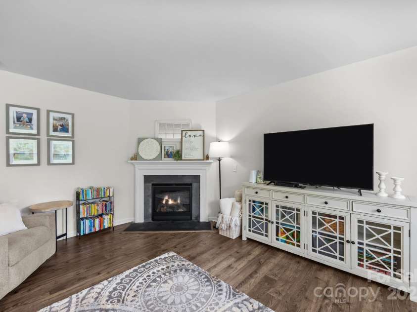 183 Marathon Lane, Candler, NC 28715.  MLS# CAR4284334, YatesRealty ID 31833. A cozy gas fireplace for those crisp Asheville evenings.