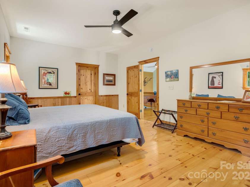 492 Henry Mountain Road, Brevard, NC 28712.  MLS# CAR4278583, YatesRealty ID 31855. Guest bed another view.