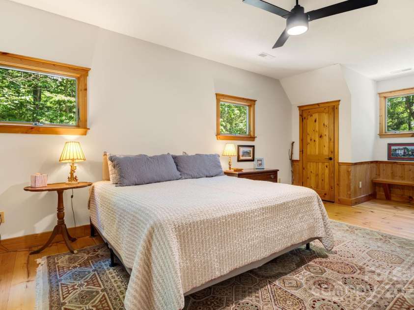 492 Henry Mountain Road, Brevard, NC 28712.  MLS# CAR4278583, YatesRealty ID 31855. Guest bedroom 2.