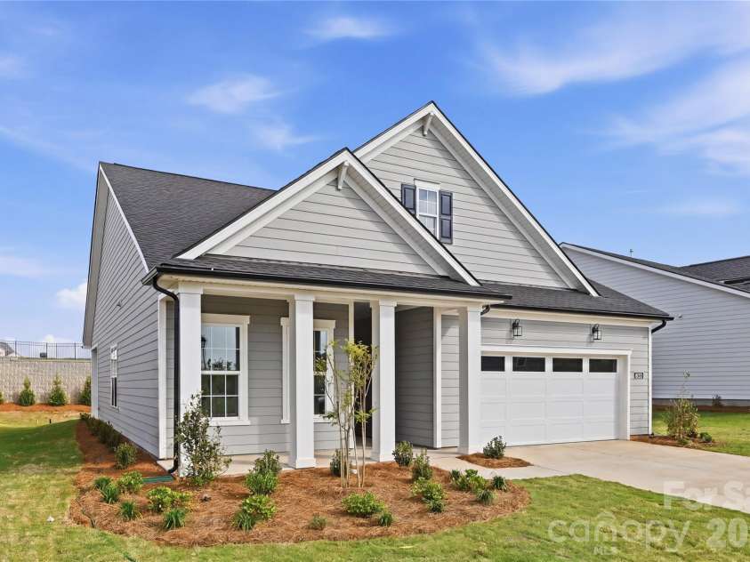 1075 Pinecone Avenue, Indian Land, SC 29707.  MLS# CAR4335034, YatesRealty ID 31856. Covered front porch with impressive architectural columns
