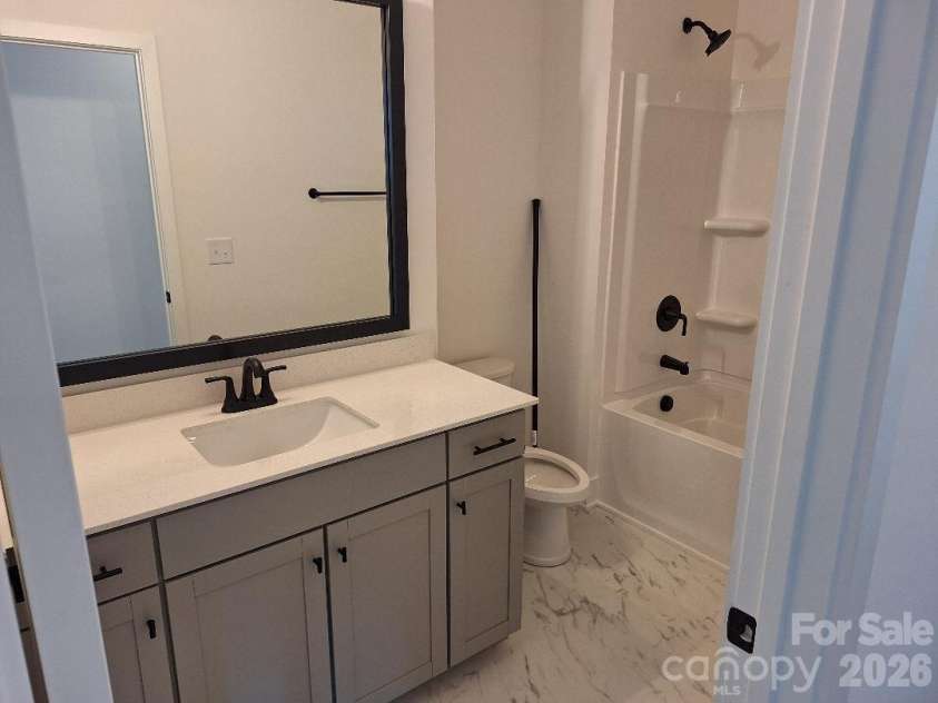 5134 Colchester Court, Catawba, NC 28609.  MLS# CAR4342909, YatesRealty ID 31857. Hall Bathroom