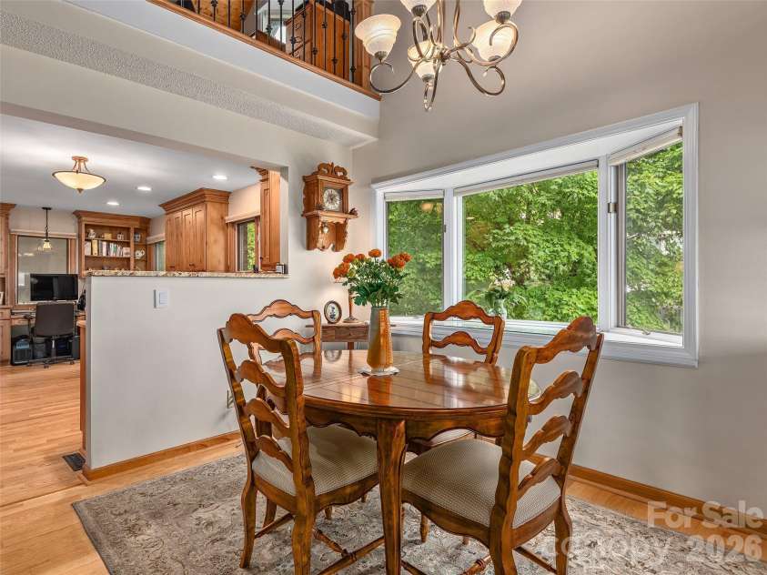 503 Fleetwood Plaza, Laurel Park, NC 28739.  MLS# CAR4379212, YatesRealty ID 31859. Dining Area looking toward kitchen