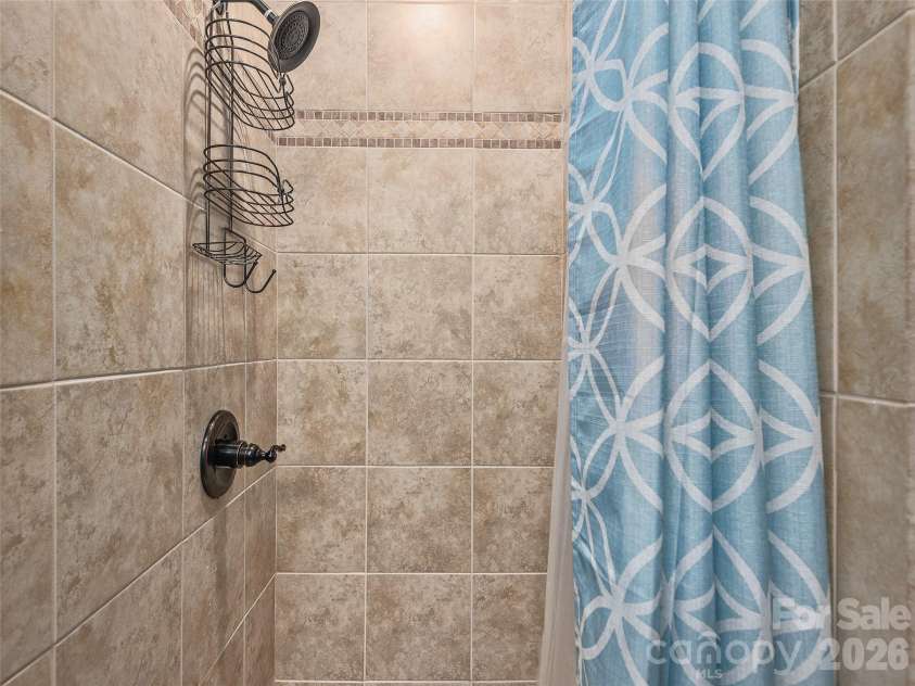 503 Fleetwood Plaza, Laurel Park, NC 28739.  MLS# CAR4379212, YatesRealty ID 31859. Shower in Guest Bath