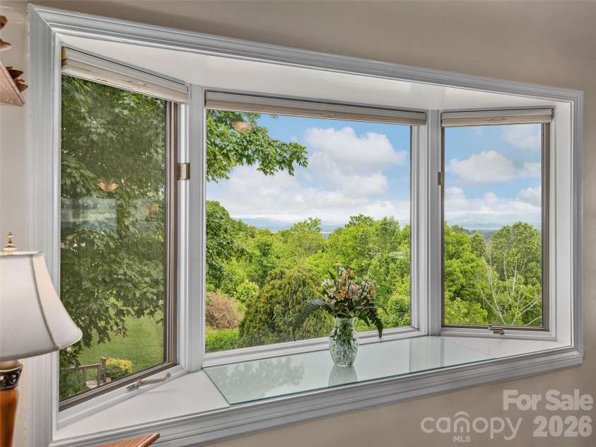503 Fleetwood Plaza, Laurel Park, NC 28739.  MLS# CAR4379212, YatesRealty ID 31859. View from dining room window