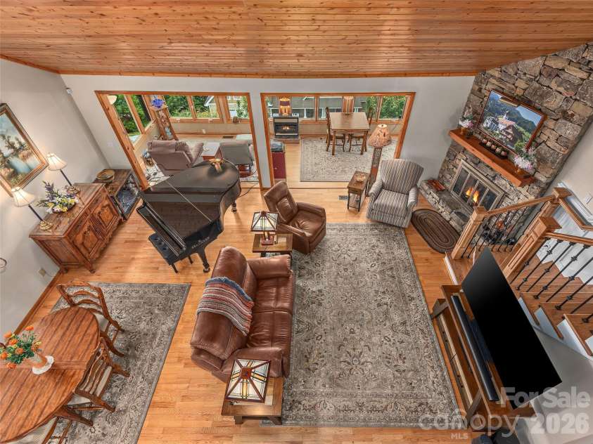 503 Fleetwood Plaza, Laurel Park, NC 28739.  MLS# CAR4379212, YatesRealty ID 31859. View from loft