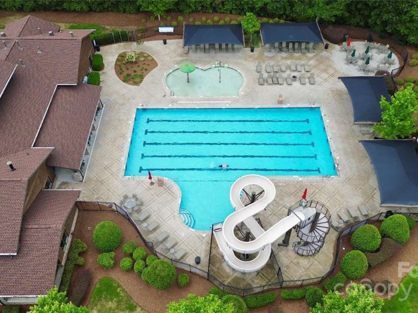 3536 Arnica Court, Tega Cay, SC 29708.  MLS# CAR4290061, YatesRealty ID 31866. Outdoor Pool at Lake Ridge