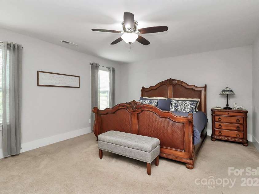 3536 Arnica Court, Tega Cay, SC 29708.  MLS# CAR4290061, YatesRealty ID 31866. Primary Bedroom from Door