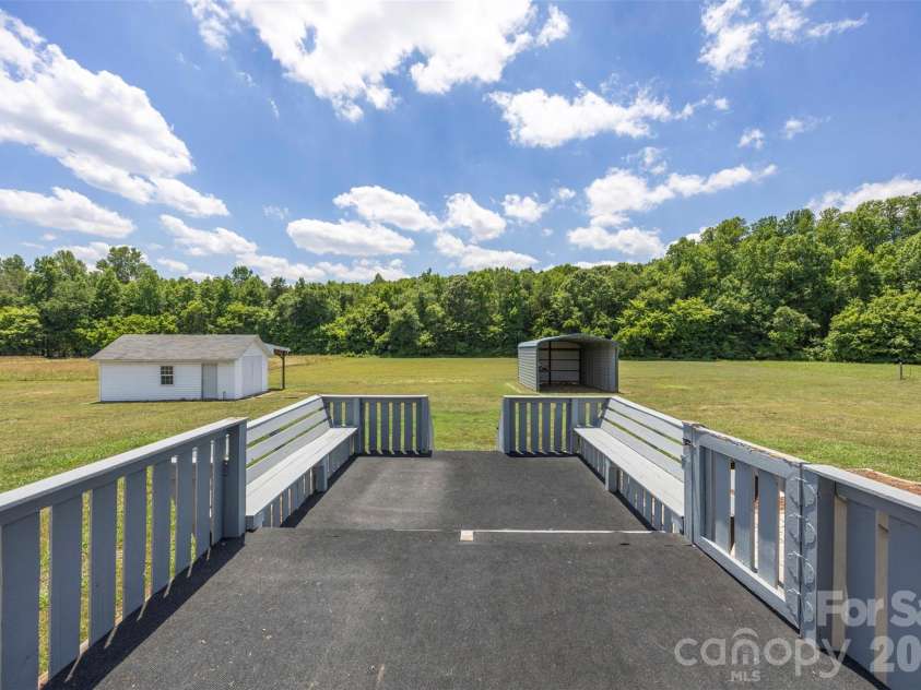 40047 Old Salisbury Road, New London, NC 28127.  MLS# CAR4394424, YatesRealty ID 31873. Back Deck